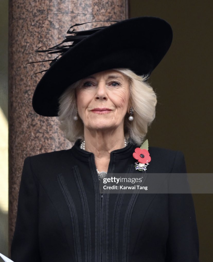 Her Majesty Queen Camilla today ❤️❤️❤️❤️❤️❤️❤️❤️
#QueenCamilla 
#RememberanceSunday