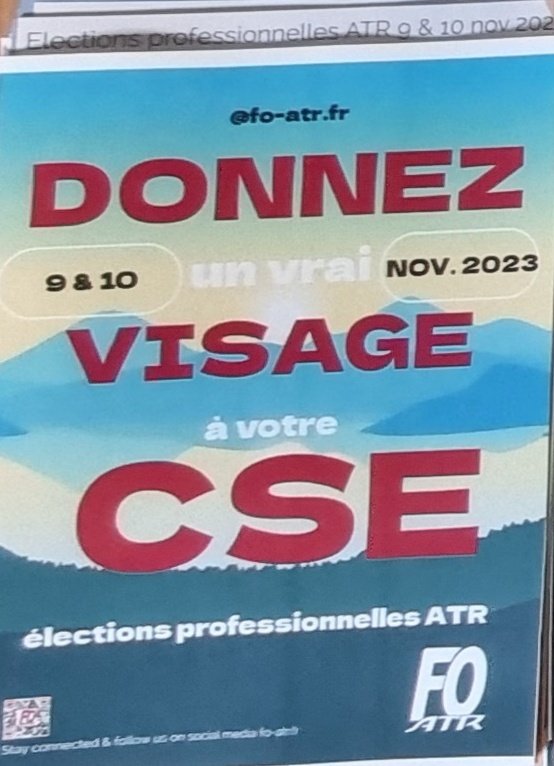 #CSE #élections
<a href="/ATRaircraft/">ATR</a> 

<a href="/FOATR72/">FO ATR</a> devient la 1ère Organisation Syndicale d'#ATR avec 39.53% de représentativité.

Collège 1 : 62.92% ↗️
Collège 2 : 52.87%↗️
Collège 3 : 27.39%↗️

MERCI pour votre confiance et BRAVO aux équipes #FO

La proximité au cœur de notre engagement !