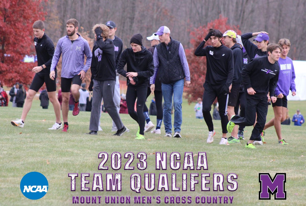 🚨WE’RE IN🚨 
<a href="/UMUTFXC/">Mount Union T&F</a> men will be making the trip to the NCAA Division III Cross Country Championships next weekend at Carlisle High School in Newville, PA. #GoMountGo athletics.mountunion.edu/news/2023/11/1…
