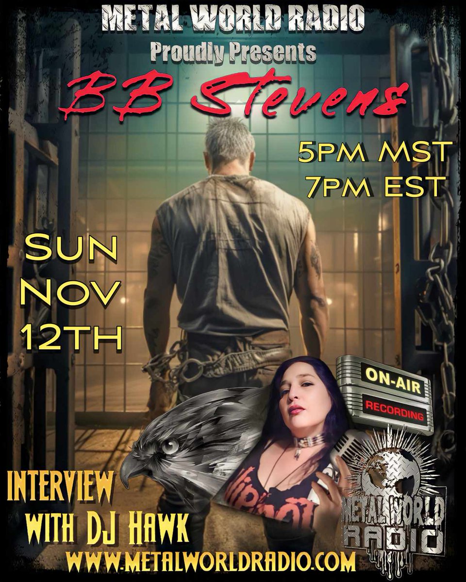 Today! Join us at Metal World Radio with a full day of live DJ's! 
metalworldradio.com