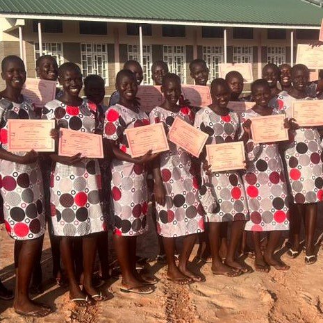 Here you may see the future tailors of South Sundan. 😍This week, 25 students and 26 trainees completed their tailoring course. Even though the task was the same, the end products show the great creativity of the young women. Congratulations on their successful completion!