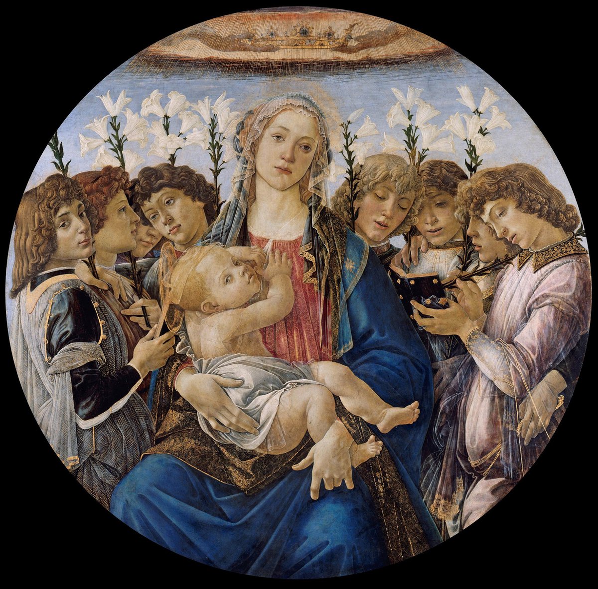 Madonna and Child with Singing Angels. 1480
#SandroBotticelli