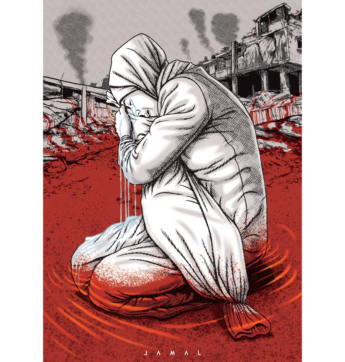 نکبت جنگ و بی پناهی افراد غیرنظامی
لزوم حفظ جان غیرنظامیان هردو طرف جنگ
#نه_به_جنگ
#غزه
#اسراییل 
#حماس 
#جنگ_اسرائیل_حماس 
#جمال_رحمتی
#طرح
طرح من برای #روزنامه_هم_میهن
دوشنبه
#war
#gaza 
#israel_gaza_war 
#Israel
#hamás 
#jamalrahmati #jamal_rahmati
<a href="/hammihanonline/">هم‌میهن</a>