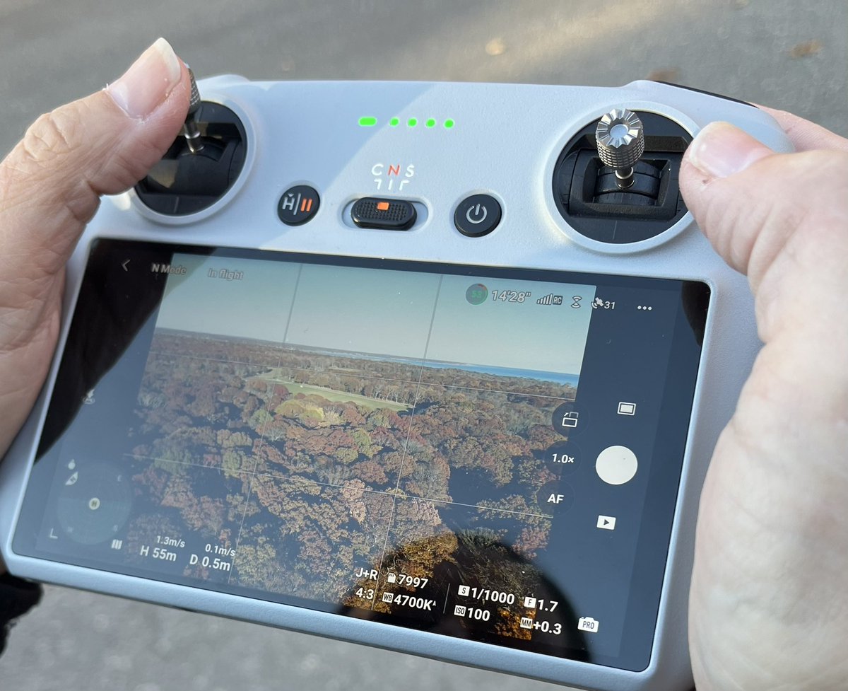 Snapping some late season color on #LongIsland #drone #photography