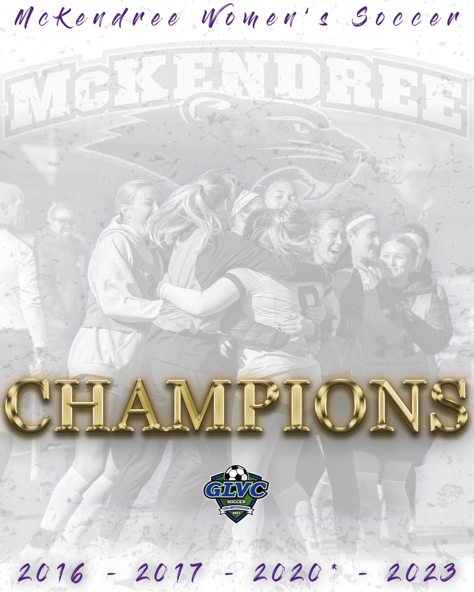 McKBearcats's tweet image. ⚽🐾🏆#GLVCwsoc CHAMPIONS🏆🐾⚽
McKendree captures its 4️⃣th @GLVCsports Tournament Championship with a 1-0 over Lewis!

@NCAADII Tournament ➡️ Next
#BearcatsUnleashed #D2wsoc