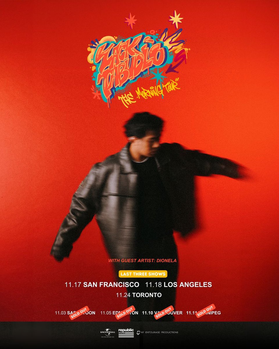 THE MORNING TOUR: USA 🇺🇸 SAN FRANCISCO / LOS ANGELES WE’RE COMING. TICKETS STILL AVAILABLE. SEE YOU SOON. ✨🔥