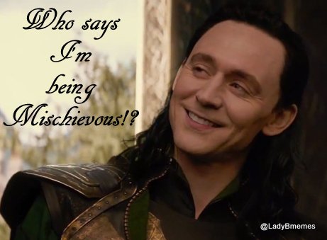 Here's some old #LadyBmemes to brighten your day....😉😄😂😘
🍀💚🖤💛💚🖤💛💚🖤💛

#Lokied #Loki #TomHiddleston #Just4Laughs
