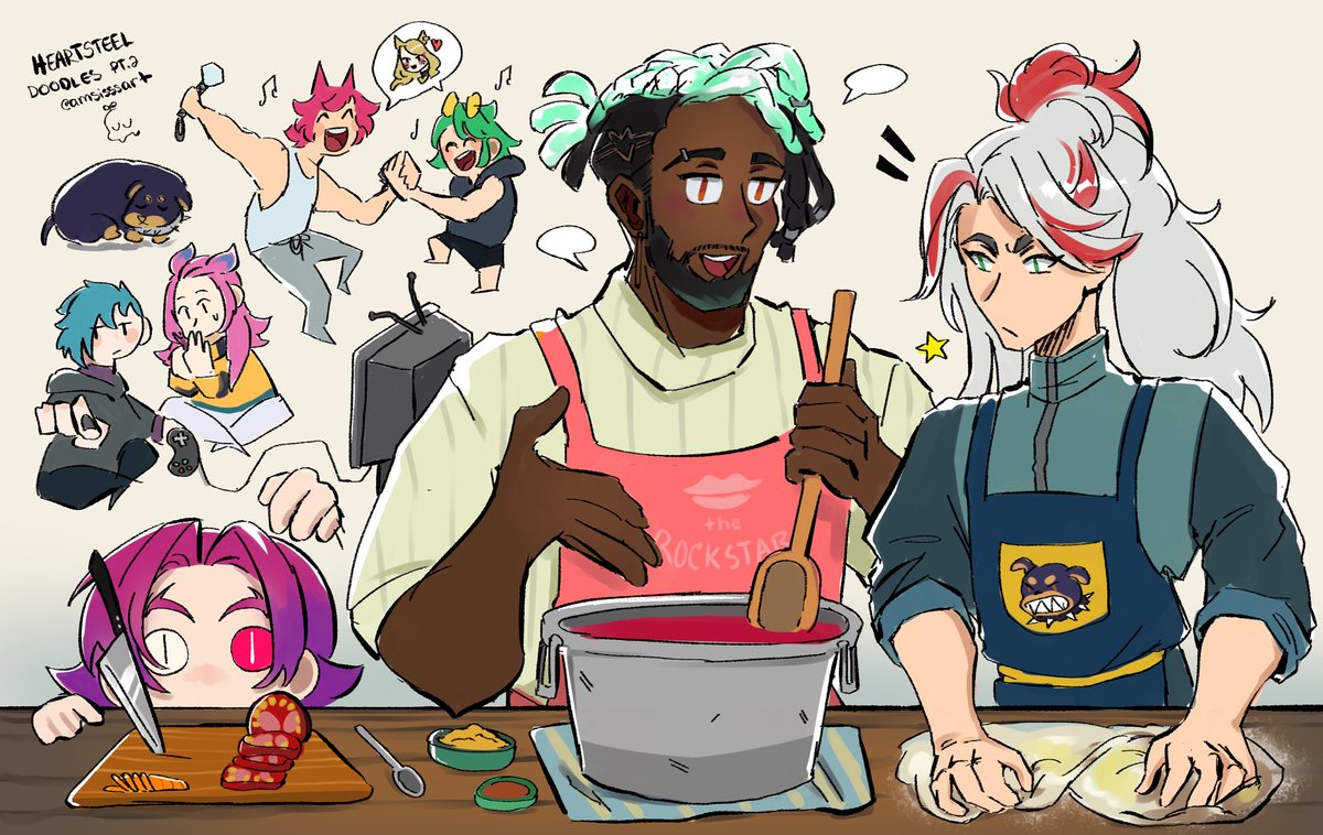 amsisssart's tweet photo. Yone’s mother senses are tingling~~

#HeartSteel #artoflegends #LeagueOfLegends #lol #Ksante #Kayn #Aphelios #Sett #Ezreal #Yone https://t.co/eYAIWKmZJN