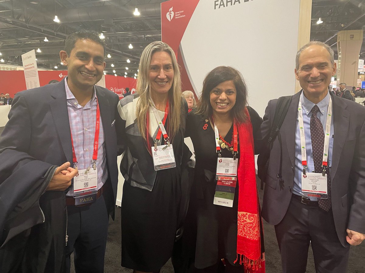 Fantastic @InovaHealth @IHVInews show at #AHA2023 @PalakShahMD @GarimaVSharmaMD @coconnormd @CDefilipp @vbluml