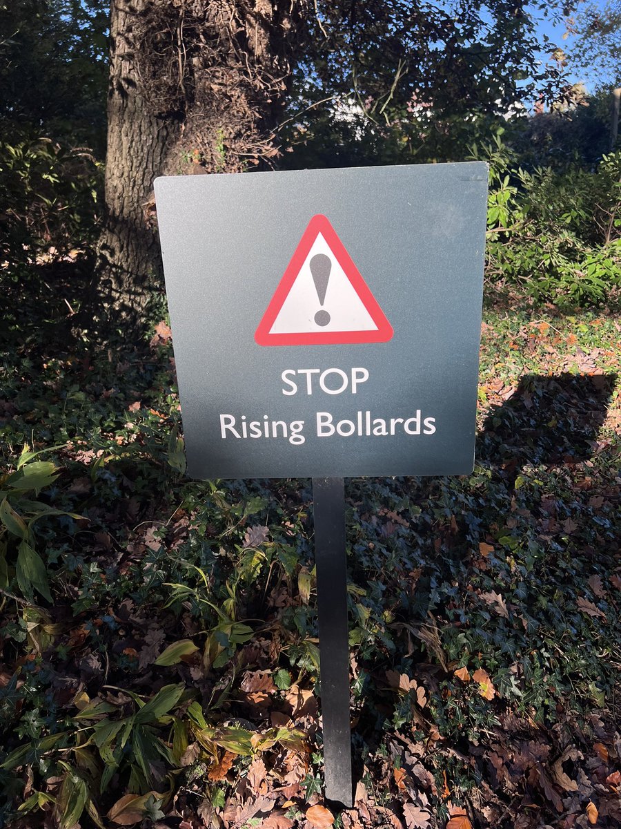 Free Palestine? Free Tibet? Free the  Uyghurs? It’s gone from sublime to the ridiculous. Just saw this sign at Kenwood House, London  just now. I’d never heard about the “Bollards” before, let a campaign to stop them rising.
World’s gone mad and nasty…