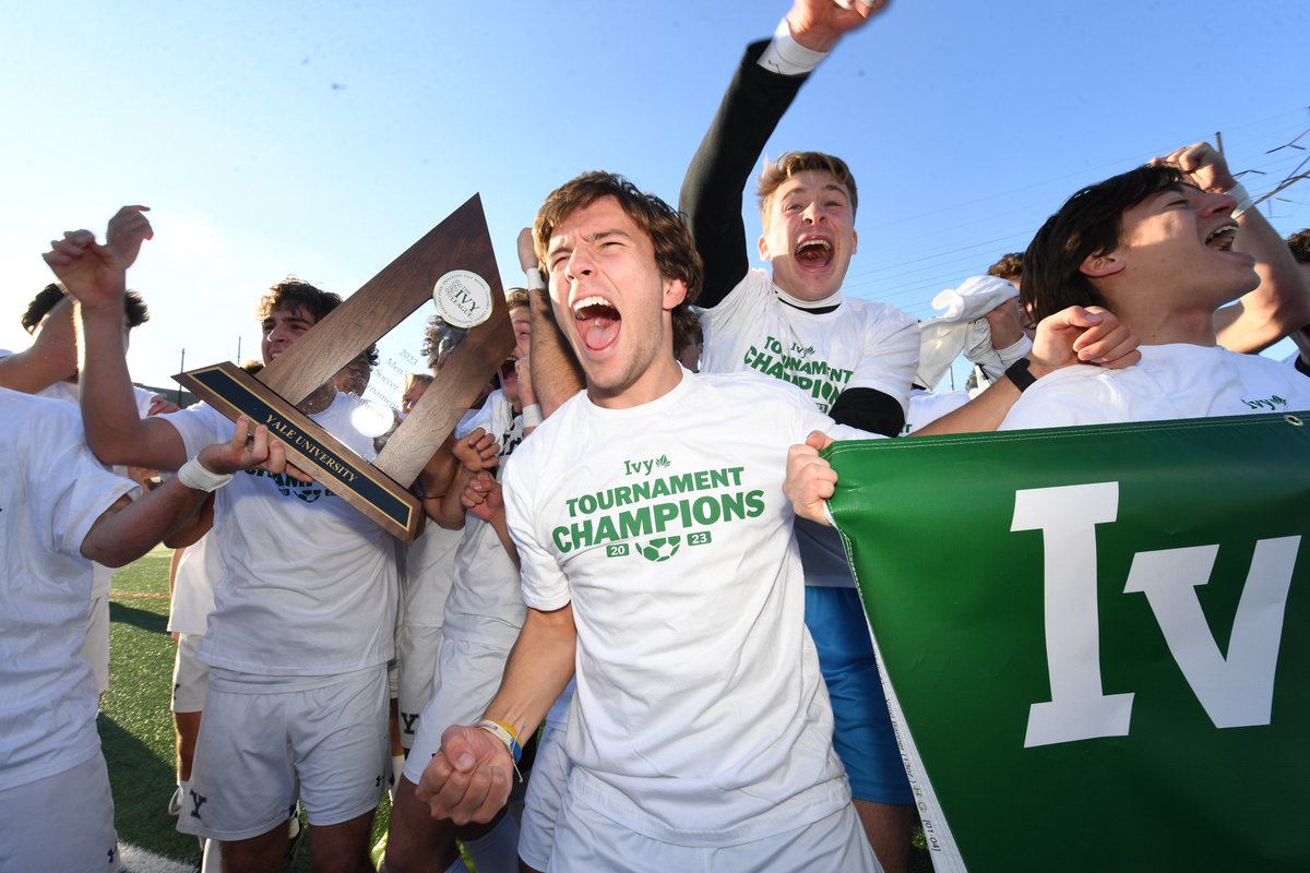 .<a href="/YaleMSoccer/">Yale Men's Soccer</a> are your Ivy League Tournament Champions and are NCAA Tournament bound! 🌿⚽️