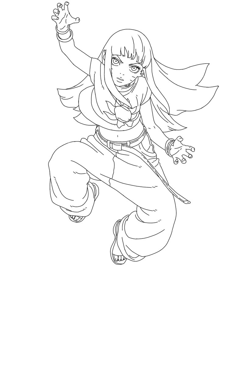 My Coloring 🎨 #BORUTO #BorutoTwoBlueVortex #Himawari