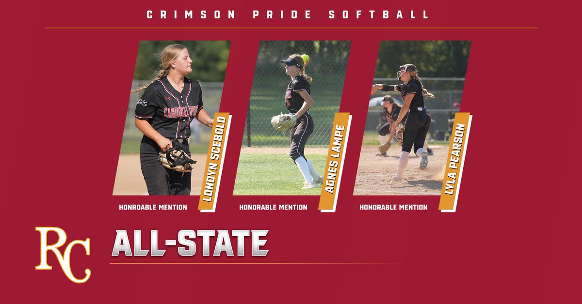 Congratulations to Londyn Scebold, Agnes Lampe and Lyla Pearson for being named Class B All-State Honorable Mention.