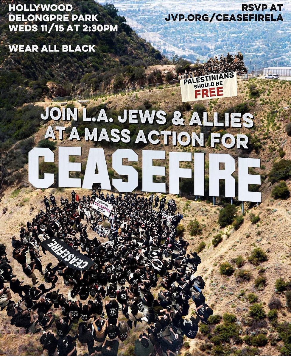 Join us in Hollywood to urge, Biden and Congress to call for an immediate ceasefire. The US must stop arming, funding & cheering on the Israeli government & militaries genocide of Palestinians!!