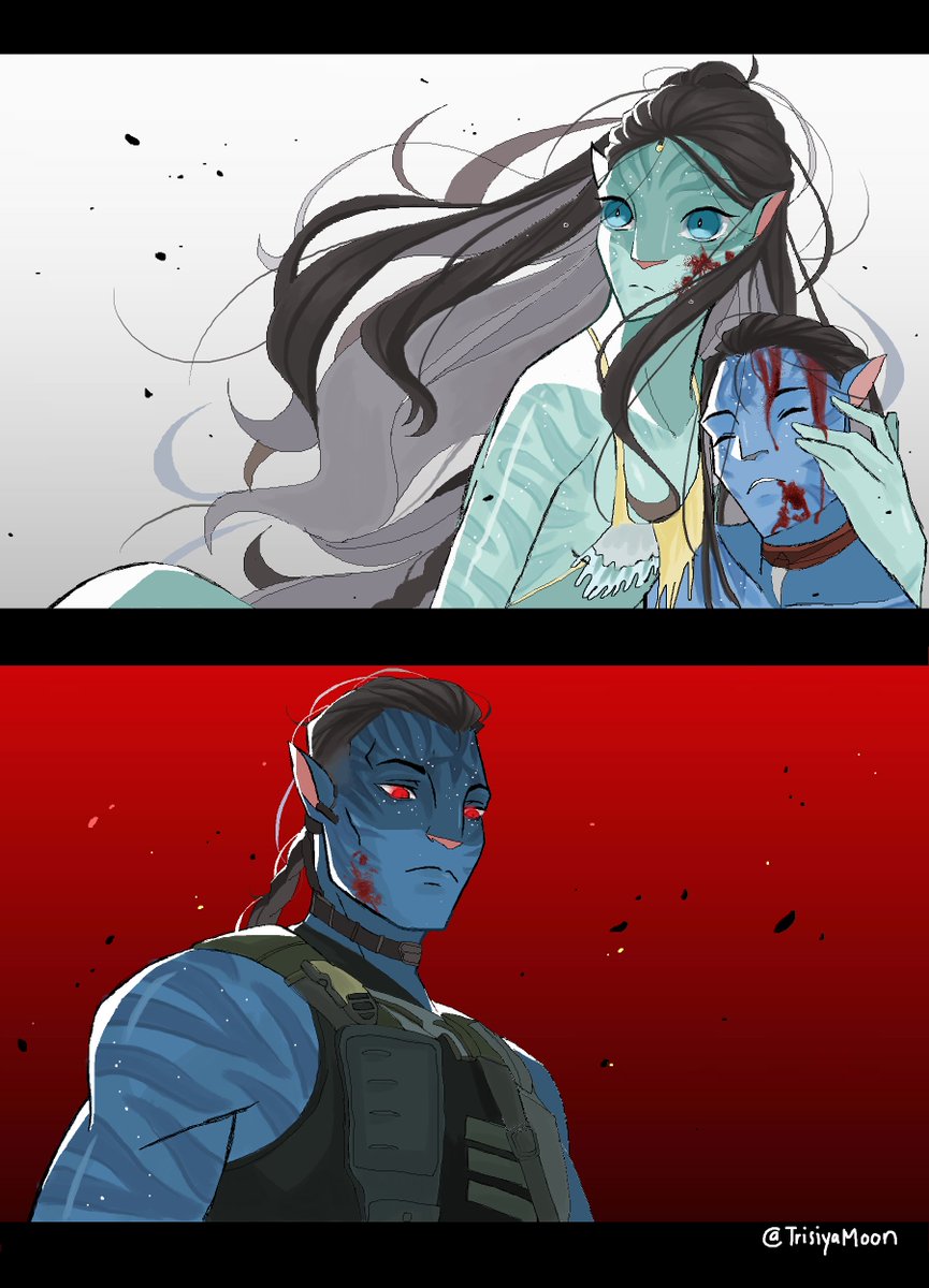 LailaMoon_'s tweet photo. women's rage👹🌊

[#tsireya #loak #quaritch #AvatarTheWayOfWater #atwow #Avatar ] https://t.co/skBTNUfY6N