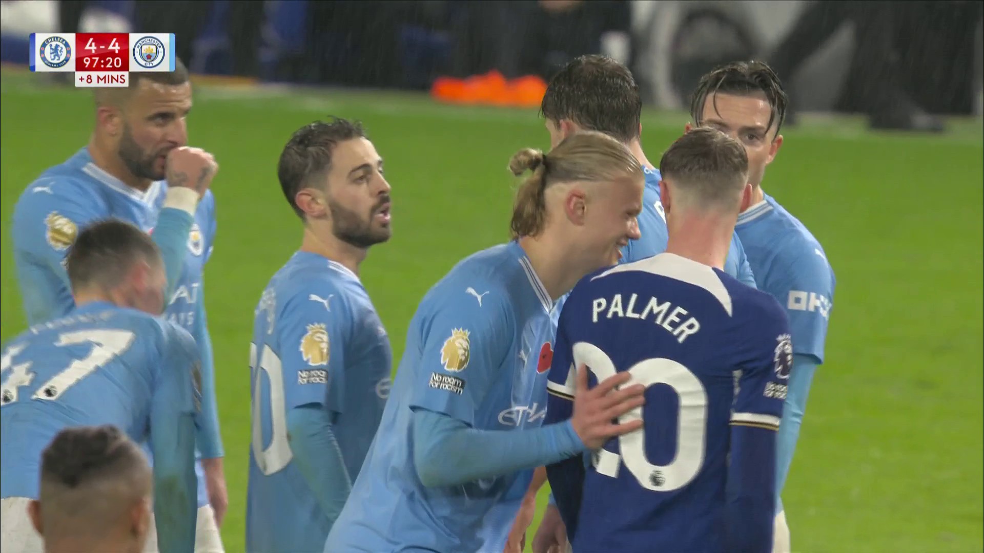 Sky Sports Premier League on X: "Cole Palmer trying to listen in to Man  City's huddle 👂 Erling Haaland was having NONE of it! 😂  https://t.co/gd1sDiHw3K" / X