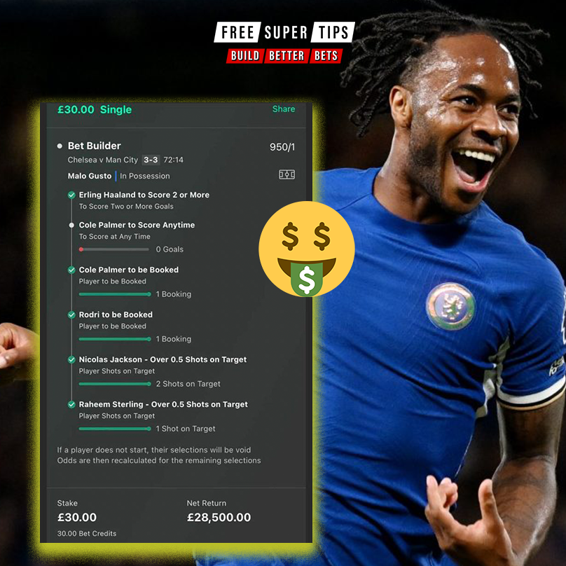 FootySuperTips's tweet photo. 🤯 WOAH. JUST. WOAH. 

This has to be the bet of the season 🙌 https://t.co/dd6x51syHO