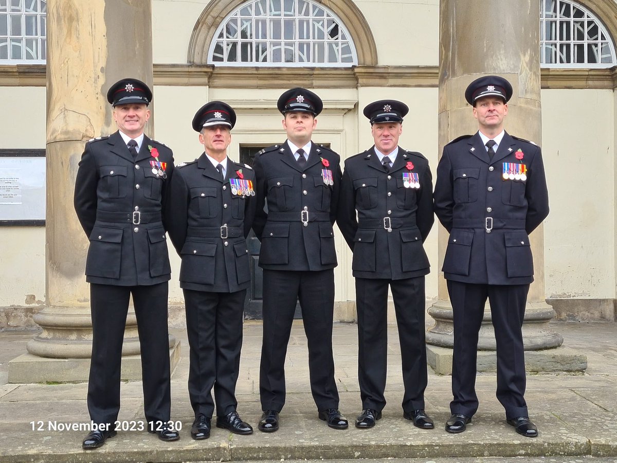 Remembrance Parade York 2023. Thank you for giving your time and for representing  ⁦⁦<a href="/NorthYorksFire/">North Yorkshire Fire & Rescue Service</a>⁩