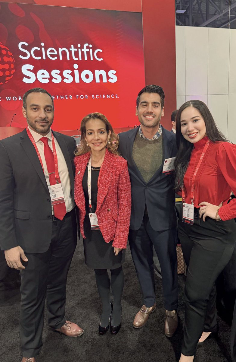 Always a pleasure reconnecting with these brilliant cardiologists and friends at the AHA – where the past truly meets the present! #AHA2023 🫀 🔥 '