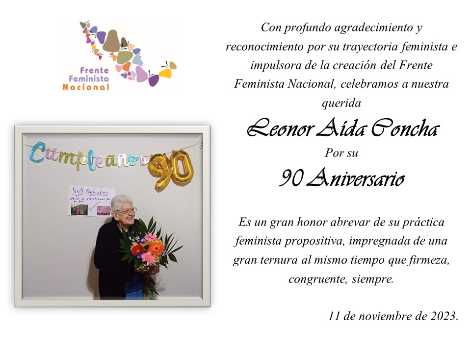 Muchas felicidades a nuestra compañera "LeonorAídaCocha