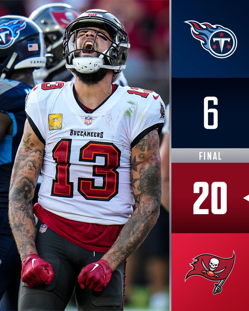 FINAL: <a href="/Buccaneers/">Tampa Bay Buccaneers</a> get back in the win column. #GoBucs #TENvsTB