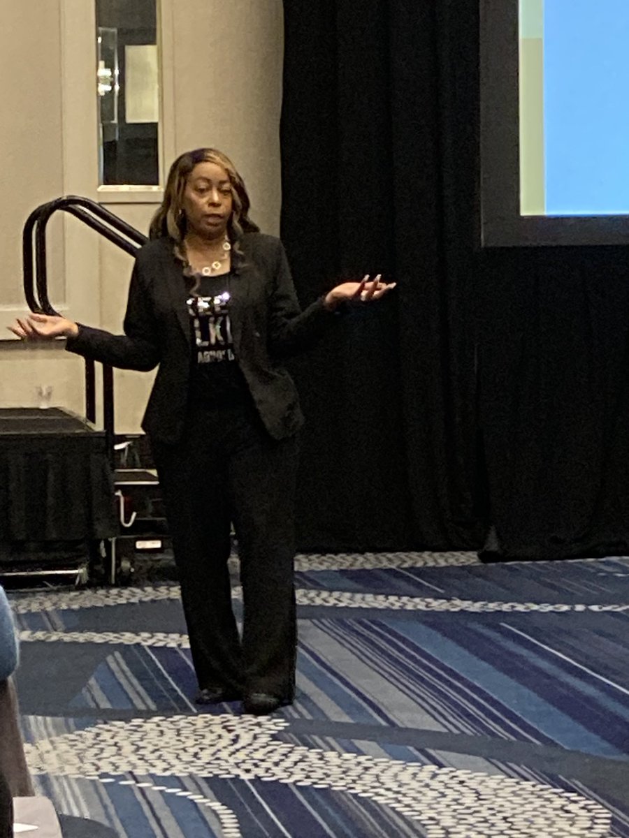 Dr. Danielle Jones presenting at the NAEHCY Conference in New Orleans. She is definitely #Built4Bibb ⁦@BibbSchools⁩ ⁦@TilnishaRosser⁩