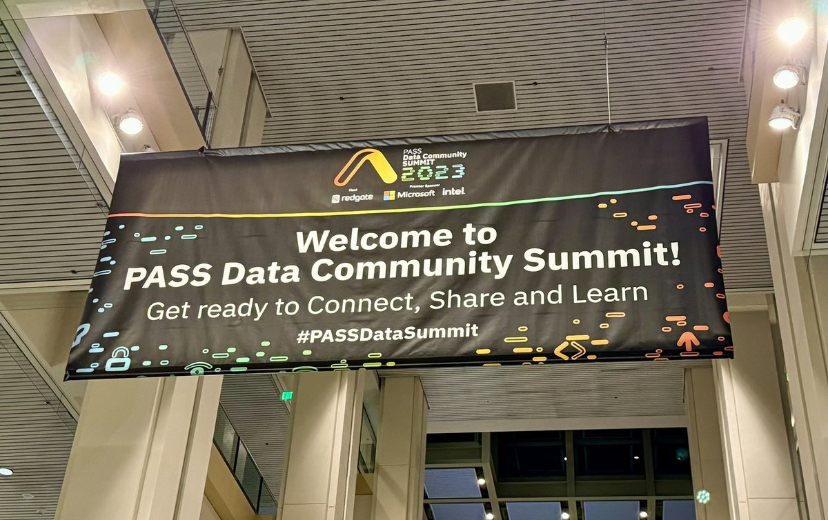 Time for another #PASSDataSummit !