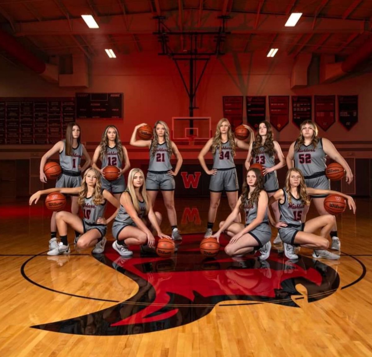 🏀2023-24  Washburn Lady Pirates🏀 

Looking forward to getting our season started tomorrow night!