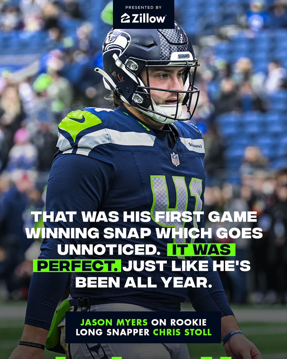 Our long snapper appreciation post. #GoHawks x @zillow