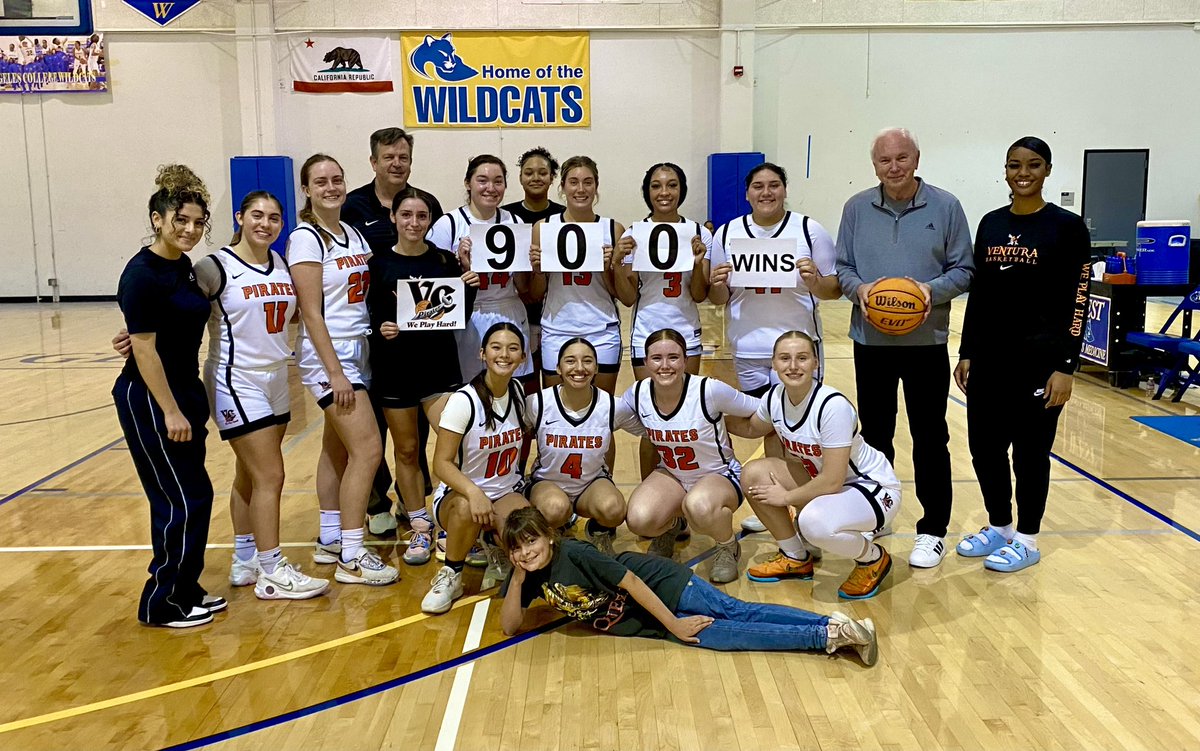 With tonight’s victory, VC head coach Ned Mircetic has earned 900 wins at the helm of the Pirates’ ship. Mircetic, in his 34tg year at VC, has an overall record of 900-164.