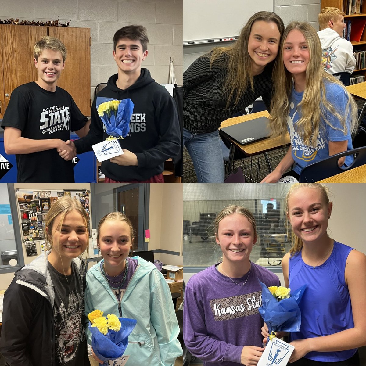 Congrats to our new members (not all pictured)! Induction is Wednesday evening at 7:00.