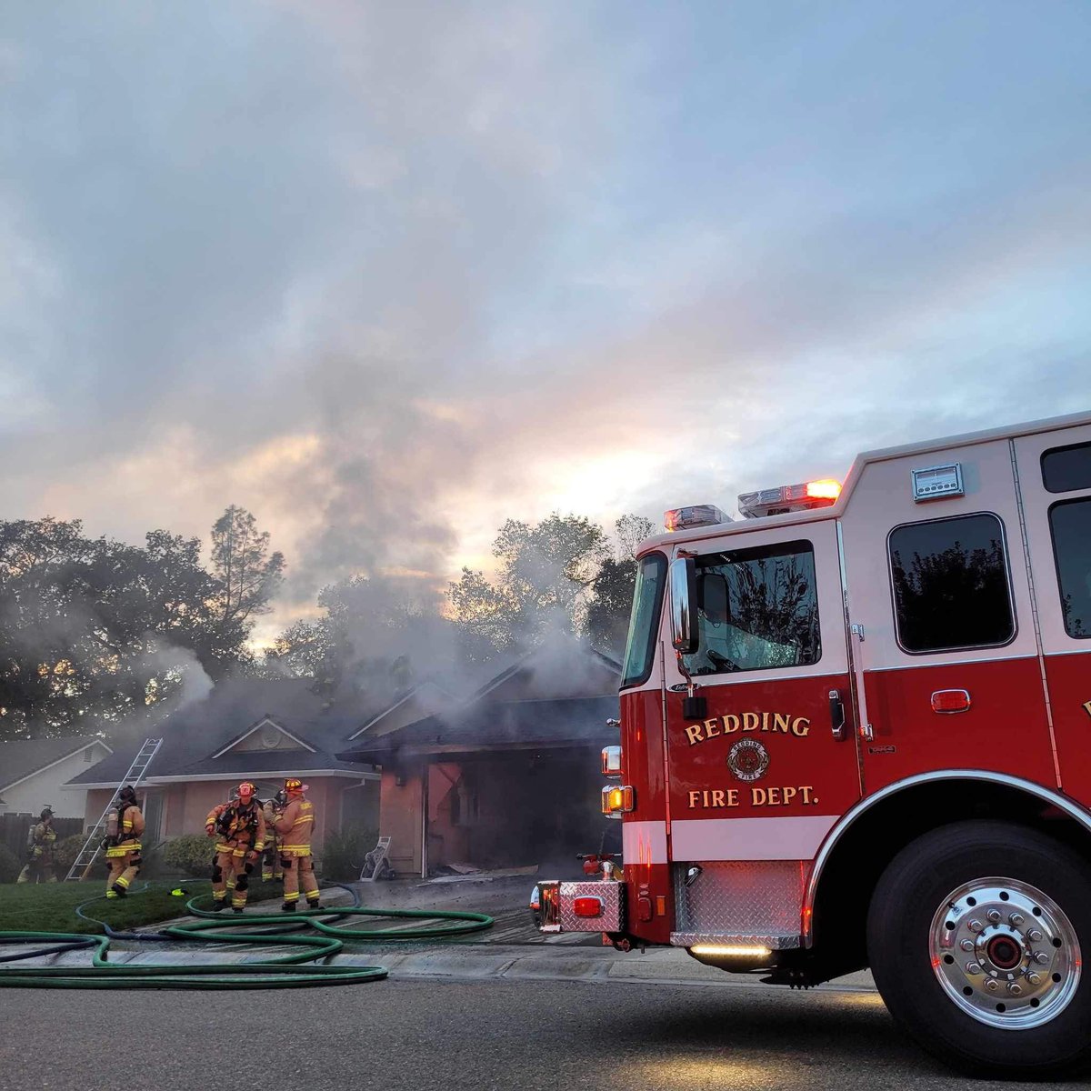 Redding Fire Department tweet media