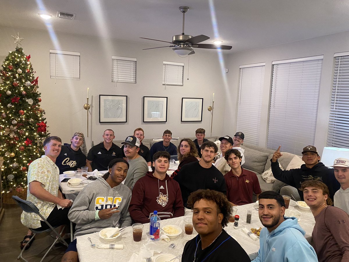 Team Robie enjoying their Maroon/Gold World Series championship dinner!!! Yes our Christmas tree is up…no it wasn’t my decision!