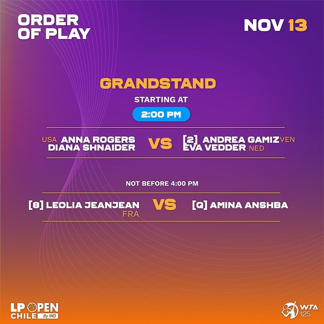 Mañana damos el raquetazo oficial del #LPOpenByIND con el debut de Fernanda Labraña 🇨🇱

¡Los esperamos en Hacienda Chicureo! 😃
Venta de entradas en <a href="/puntoticket/">Punto Ticket</a> 🎟