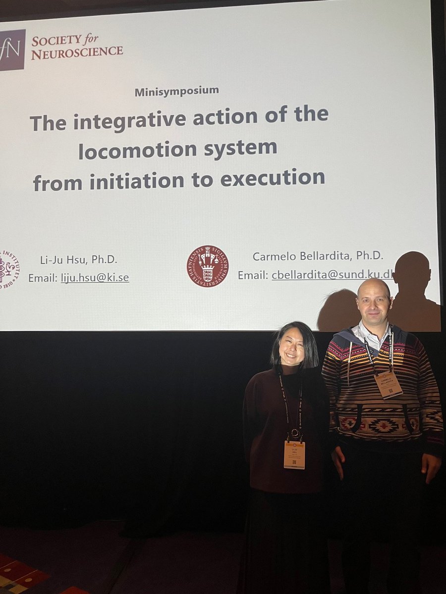 naddenmark's tweet photo. Inspiring day at #SfN2023 with interesting posters presented by NAD community members and minisymposium by @BellarditaC! Don't forget to visit the #neuroscieneacademydenmark booth no. 3328 in the exhibition area. https://t.co/o0jdv2XKG3