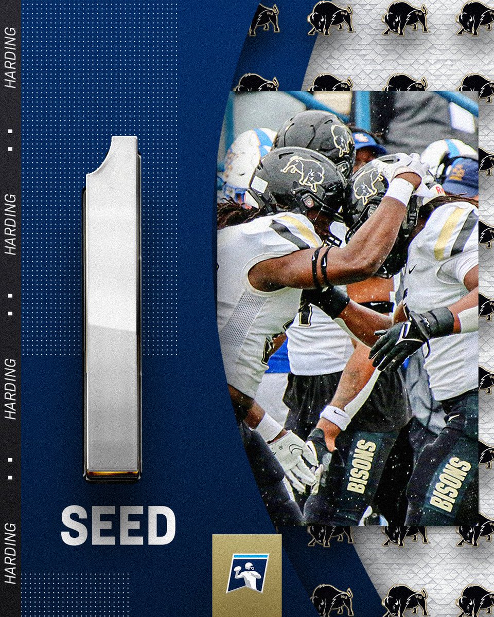 Representing Super Region 3 as the No. 1 seed, <a href="/Harding_FB/">Harding Football</a>!

#D2FB | #MakeItYours