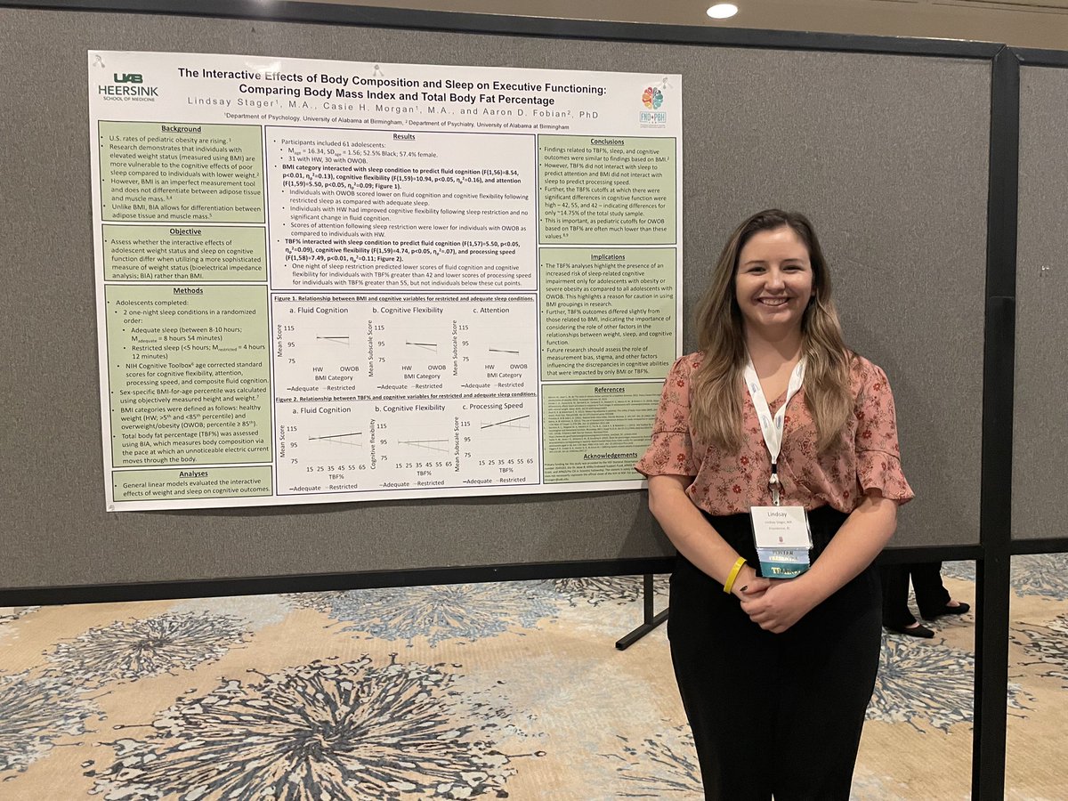 Had a fantastic time at #sbsm2023 and #pedsleepmedconf presenting data from my dissertation and learning from my fantastic colleagues including <a href="/chmorgan820/">Casie H Morgan, PhD</a>