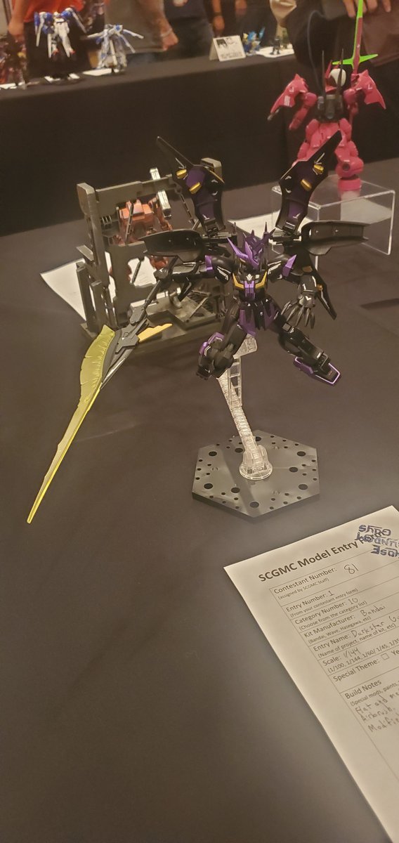 Ranger_Chris61's tweet photo. Here are photos from yesterday's SCGMC #SCGMC #SCGMC2024 #Gundam #Gunpla #Scalemodel https://t.co/GeyXz6QDNe