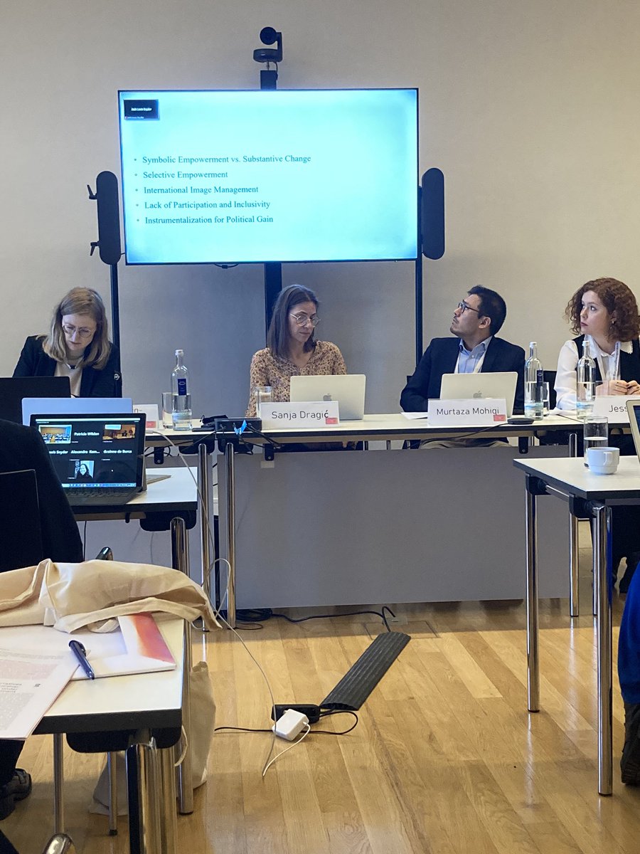 Panel 6 (with @PaulaBFischer as moderator) zoomed in on the role of the specific actors in misappropriating human rights. 1/5