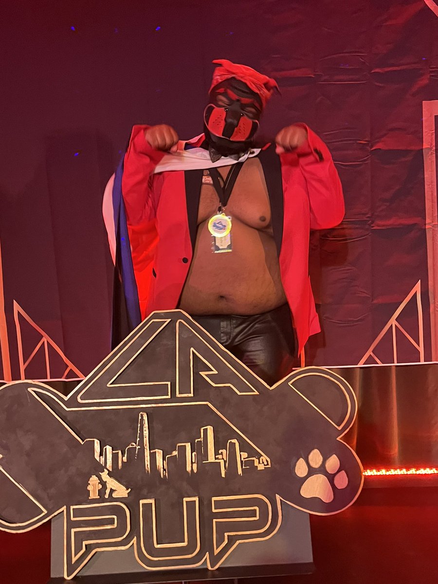 LAPupPride's tweet image. The new LA Pup 2024 is Pup Bubblez! Come meet him at Bone at the Eagle LA tonight!