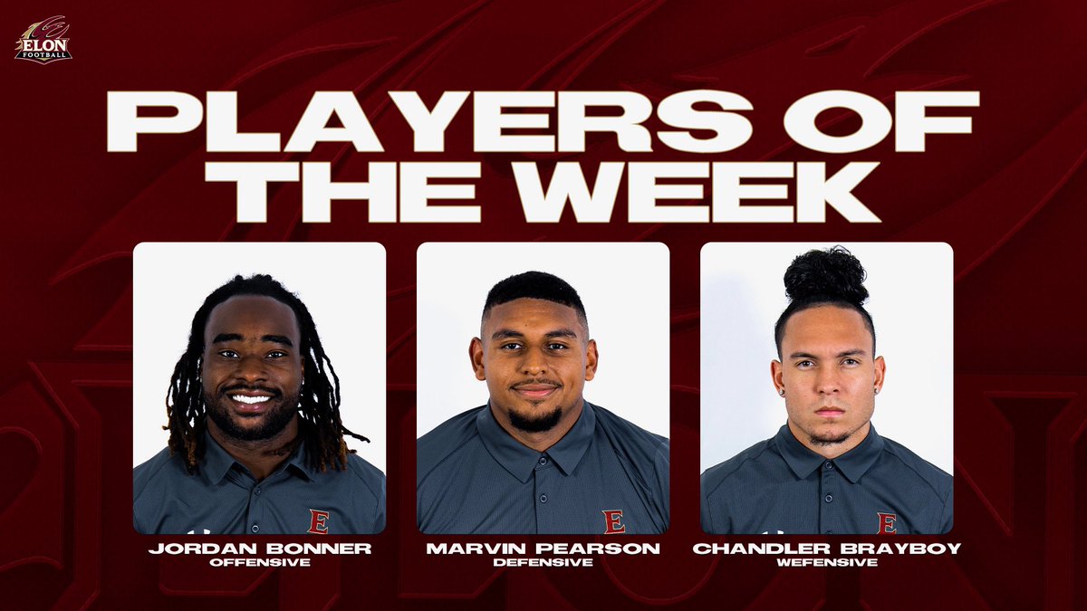 ElonFootball's tweet image. Here are this week’s Players of the Week! 

#AED