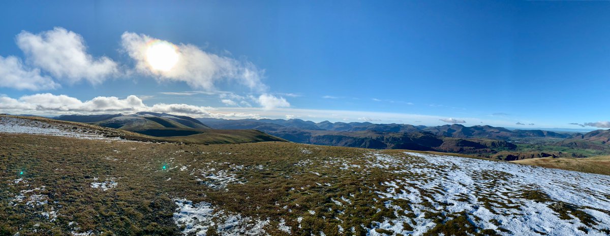 ChrisArmishaw's tweet photo. ‘The Dodds’ from Dockray, and couldn’t resist going over to Raise with a covering of snow, so many out on the fells, view across to Helevellyn was magic. #hartside #stybarrowdodd #raise #watsonsdodd #greatdodd #cloughhead #LakeDistrict #cumbria #wainwrights https://t.co/7obLxDwAuh