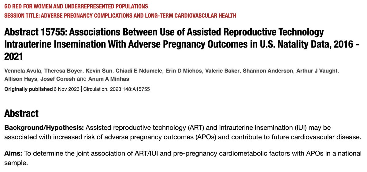 Excited to present this work tomorrow at #AHA23!