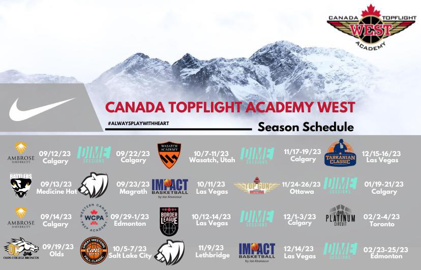 cta_west's tweet photo. 2023-2024 Schedule https://t.co/iUvRQYR0VN