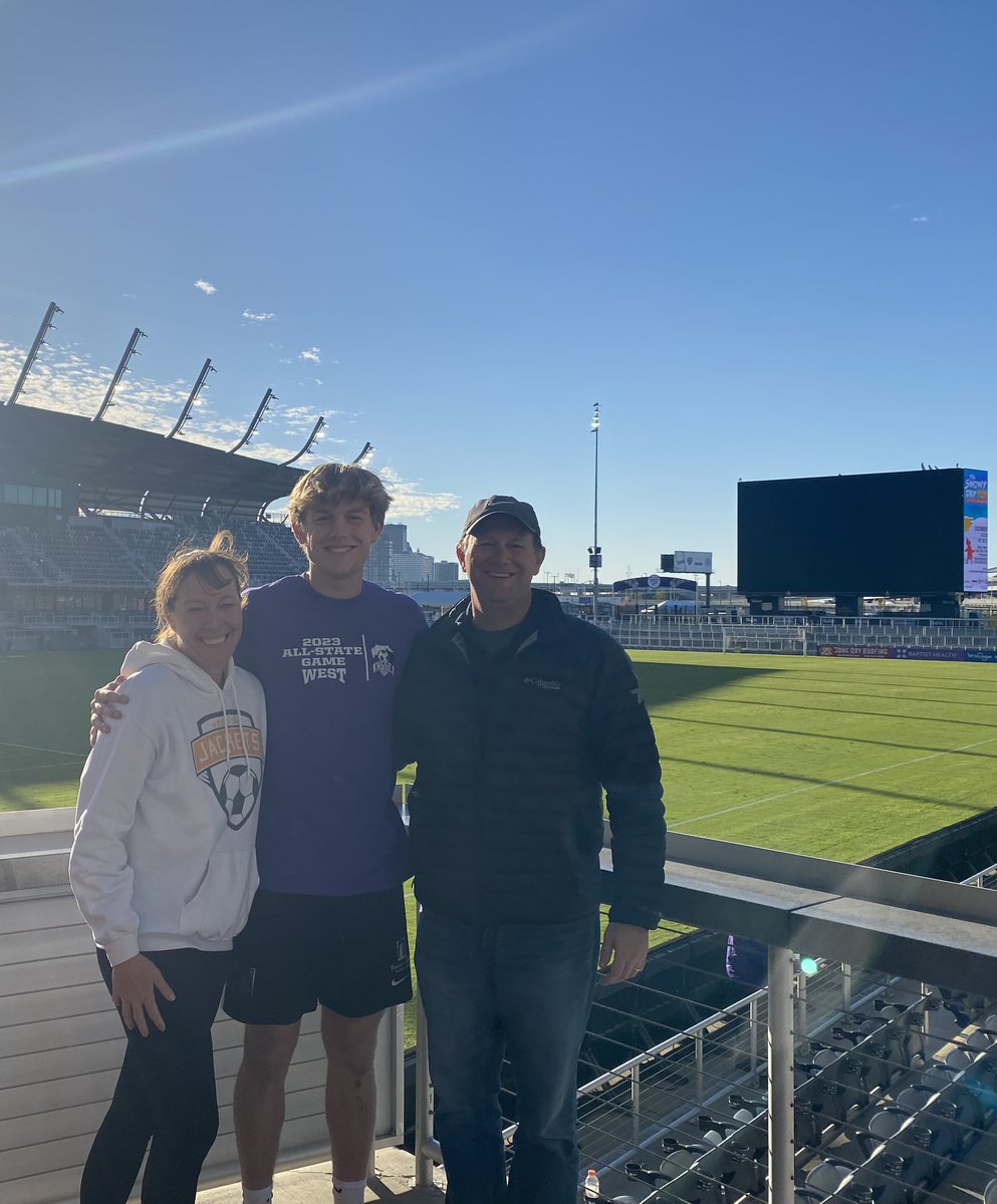 Last event for Sawyer as a Woodford County High School player. He played in the All-State game yesterday at Lou City Stadium. An amazing venue and his team came away with 7-2 win.  Loved seeing him smile as he played against club teammates and friends. <a href="/Sawyer_Gribble/">Sawyer Gribble</a> <a href="/gribblepa/">Phillip Gribble</a>