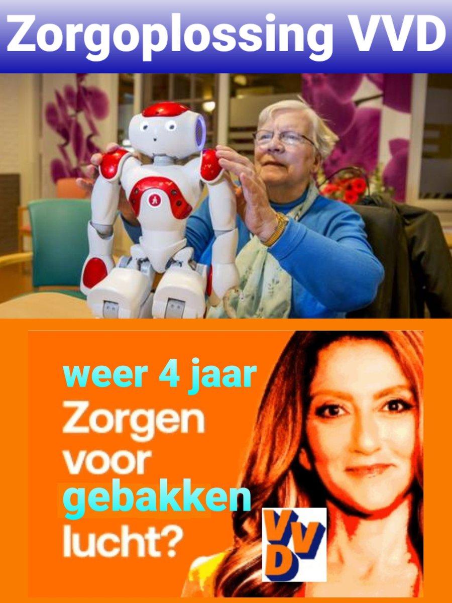 TonyHellings's tweet image. Zo ziet #Yesilgöz #VVD de ouderenzorg dus voor zich, met hulp van een #zorgrobot. Is ze nou helemaal gek geworden! #RTLdebat #debat #TK2023 #RTL