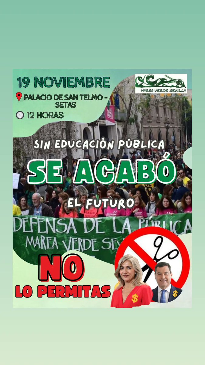 maestraMarta95's tweet photo. @Patricia_Pozo_ @ppopular @ppandaluz @PPdeSevilla El domingo que viene nos unimos para decirte NO a ti. A ver si también lo publica. https://t.co/Fy5aZQSkGK