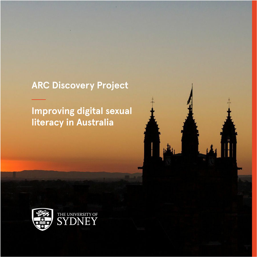 SACE | School of Art, Communication and English (@usydsace) on Twitter photo Congratulations to Alan McKee, Catharine Lumby, Catherine Page Jeffery (all <a href="/MediaAtSydney/">MediaAtSydney</a>), and Jennifer Power on their <a href="/arc_gov_au/">Australian Research Council</a> Discovery Project Grant success!
🔎Improving digital sexual literacy in Australia🔍➡️sydney.edu.au/news-opinion/n… Congratulations to Alan McKee, Catharine Lumby, Catherine Page Jeffery (all <a href="/MediaAtSydney/">MediaAtSydney</a>), and Jennifer Power on their <a href="/arc_gov_au/">Australian Research Council</a> Discovery Project Grant success!
🔎Improving digital sexual literacy in Australia🔍➡️sydney.edu.au/news-opinion/n…