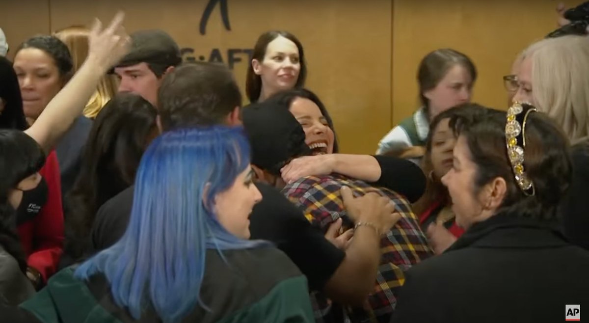 @TerryWilkerson There's a great shot of Fran hugging you in the last 10 minutes of the AP live coverage of the press conference ☺️ It's so wholesome