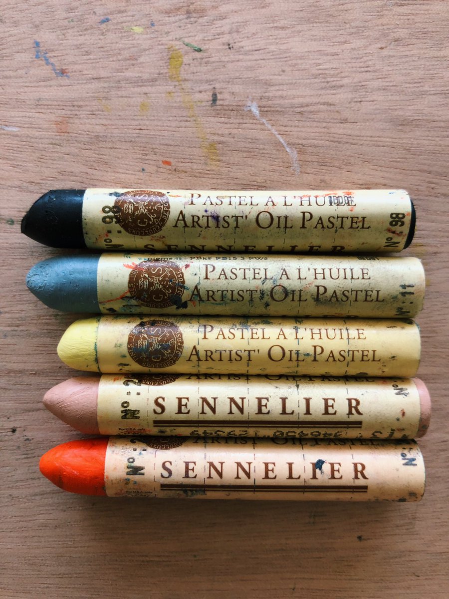 The painting                      The palette